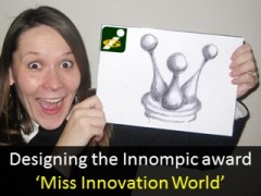 Miss Innovation World, award design, Ksenia Kotelnikova, Vadim Kotelnikov, Innompic Games