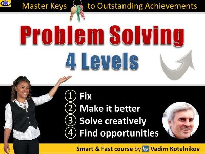 HowTo Solve Problems Effectively and Creatively, course slides