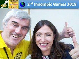 Carolin Ballweg Germany Vadim Kotelnikov Russia Innompic Games 2018 Malaysia Jury