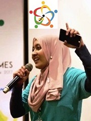 Tourism Innovation fun, Joyful mini Innompic Games for Tourist Groups, muslim girsl Miss Innovation World