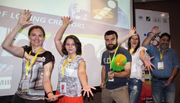 Innompic Gesture, Russia team, 1st Innompic Games 2017, Diana Puchkova, Maria Kalyanova, Magomed Gamzatov, Ksenia Kotelnikova, Sanjay India Pune Innompics