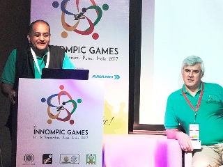 1st Innompic Games Pune India Opening ceremony Ragendra Jagdale Vadim Kotelnikov Russia