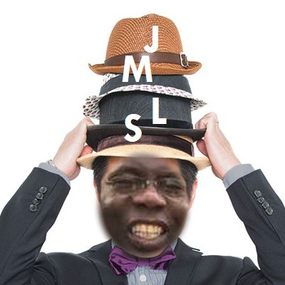 Muti-Hatted Leader, joke gift by Dennis Kotelnikov for Peter Chikumba